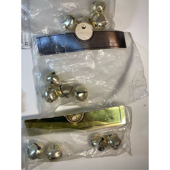Brass Bell Christmas Crafting Lot 11 Packs(44 Bells)-Criterion-1” NOS Vintage - Picture 8 of 8